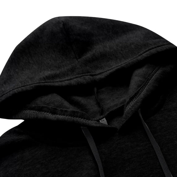 LEAVINGSUO Cardigan Sweaters for Women,Women's fashion casual loose long sleeve color hooded sweatshirt blouse