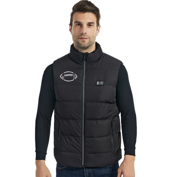 2023 Cotonie Heated Jackets for Men & Women Outdoor Warm Clothing Heated for Riding Skiing Fishing Heated Hoodie for Winter (No Battery Pack),Black,XXXXL