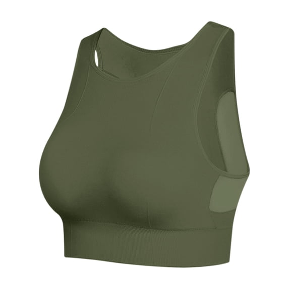 Clearance under $5 JINMGG 2025 Womens Plus Size Clearance Women No Steel Ring Sports Bra Fitness Shockproof Large Size Yoga Running Quick-drying Sports Underwear