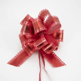 Christmas Present Bow - Oversized Red Ribbon for Large Gifts - 9 