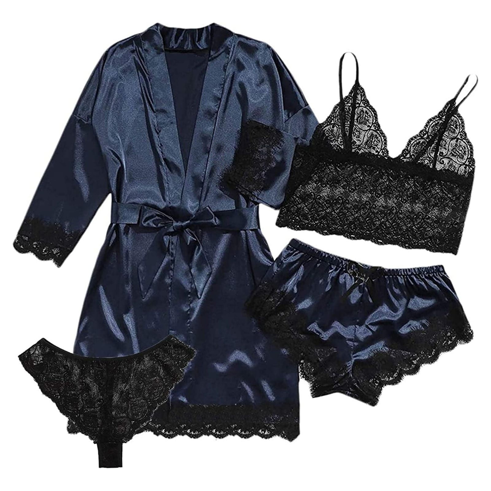 Black and Friday Deals 2023 Lindreshi Lingerie Sets for Women 2pc Set 4
