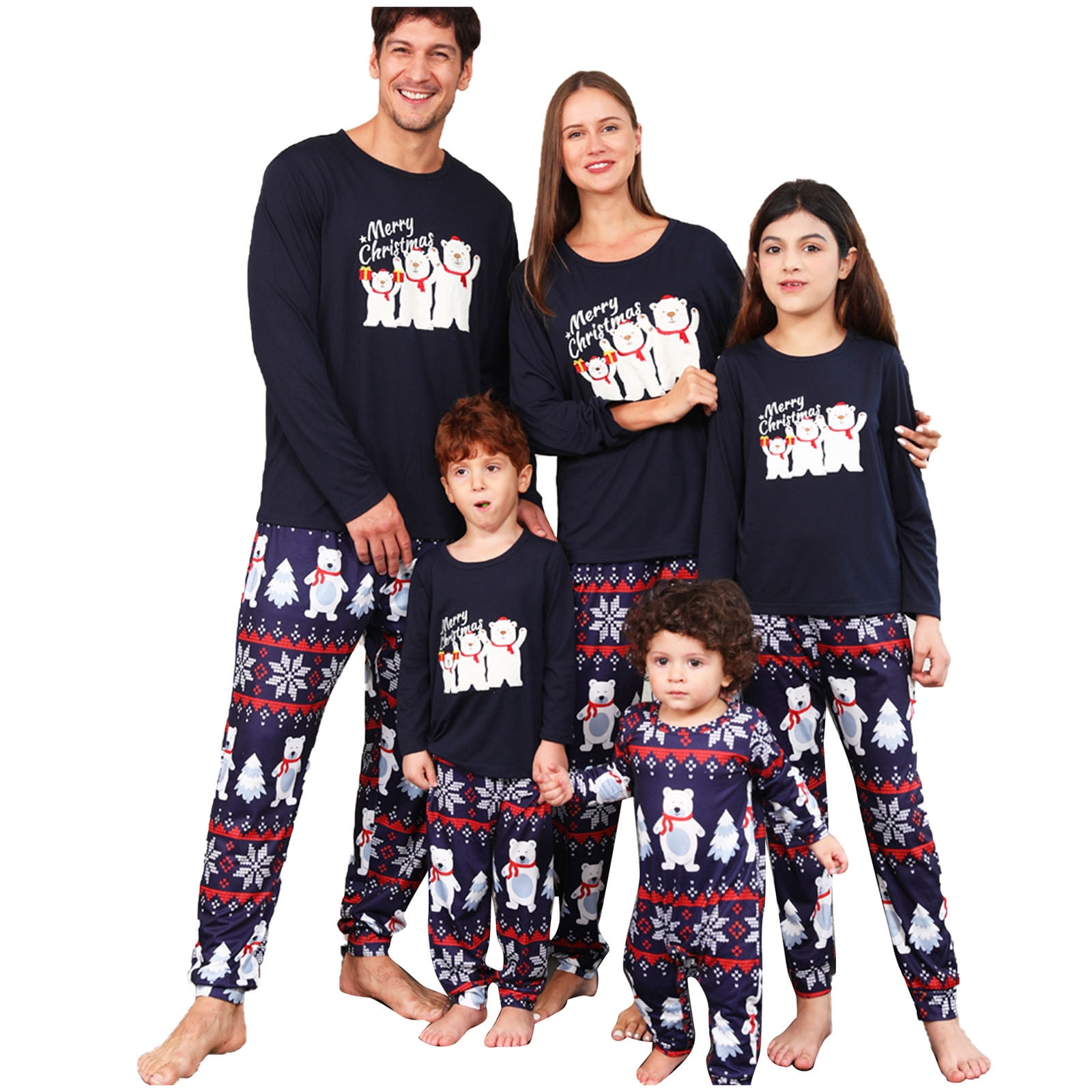 Black and Friday Deals 2023 Midsumdr Family Christmas Pjs Matching Sets