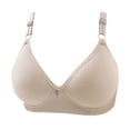 thumbnail image 1 of Black and Friday Deals 2023 Womens Clothes Clearance asdoklhq Bras for Women Plus Size Clearance,Woman's Embroidered Glossy Comfortable Breathable Bra Underwear No Rims, 1 of 1