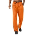 thumbnail image 1 of Clearance 2024! AIEOTT Men's Mesh Open Bottom Active Sweatpants with Pockets & Drawstring Straight Leg Breathable Sweat Pants, 1 of 5