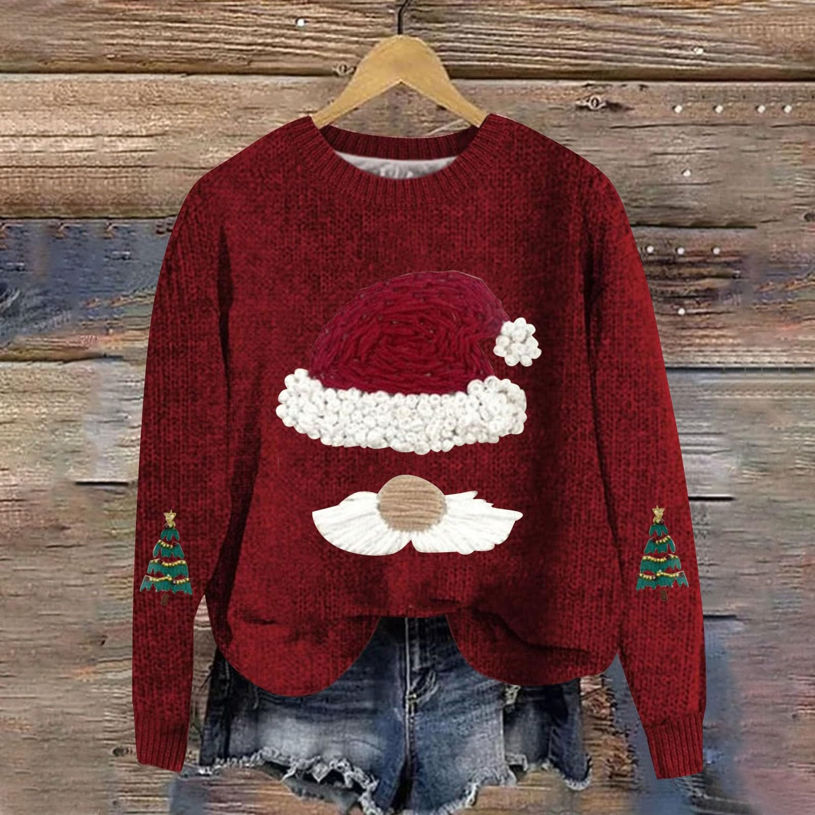 Aloohaidyvio Clearance No Boundaries Womens Ugly Christmas Sweater 