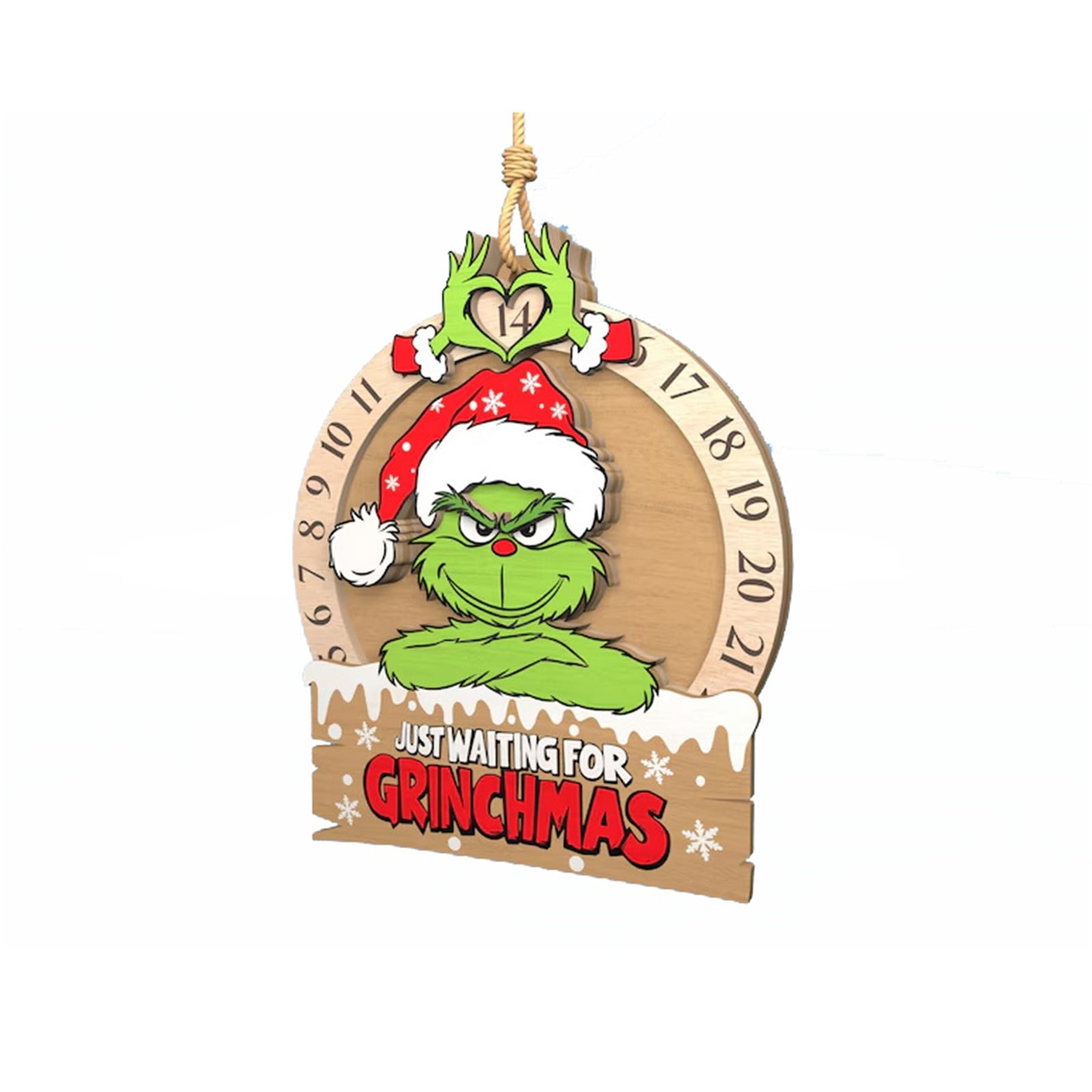 Black and Friday Deals 2024 CAKVIICA Christmas Hanging Countdown