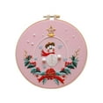 Black and Friday Deals 2024 CAKVIICA DIY Christmas Embroidery Desktop Wall 3D Art Embroidery