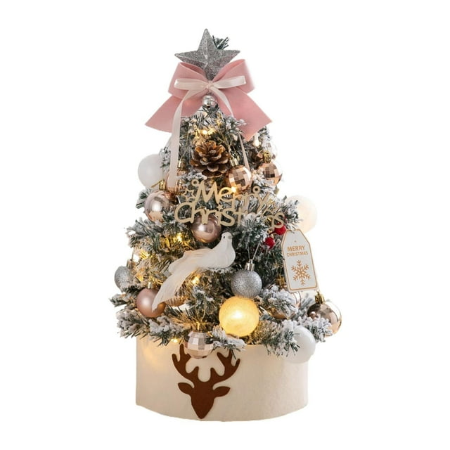Black and Friday Deals 2024 CAKVIICA Lighted Mini Christmas Tree Small