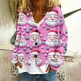 New Years Clearance 2025 Christmas Red Cardigan for Women,Snowy