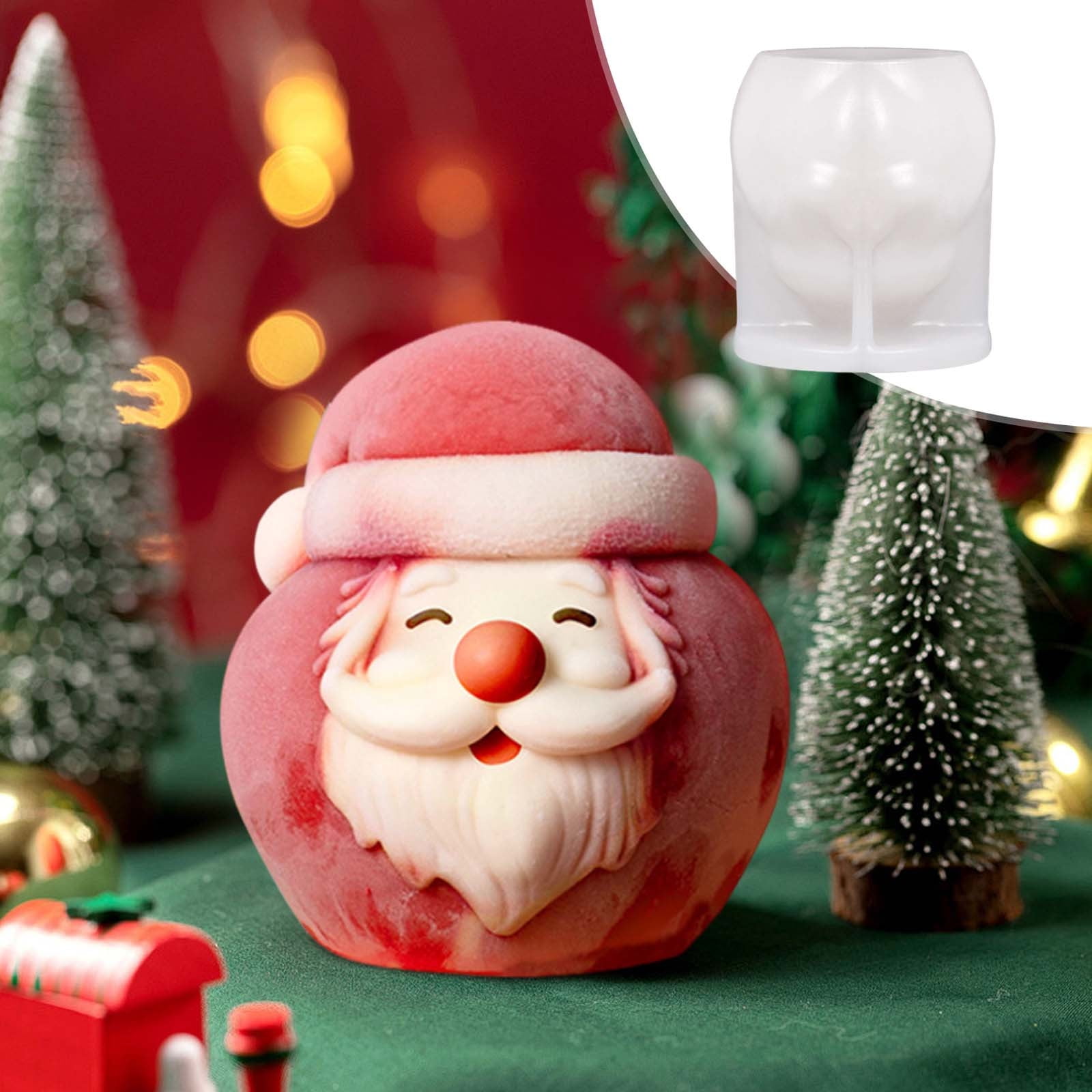 Ihhxbz Apples Santa Mousses Cake Silicones Molds Creatives Homemades