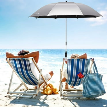 Exclusive Offers, New Portable Camping Beach Chair Sun Umbrella Detachable Folding Chair Fixture Umbrella Fishing Chairsun Umbrella Xmas Gifts | Plastic, A, MIANHT