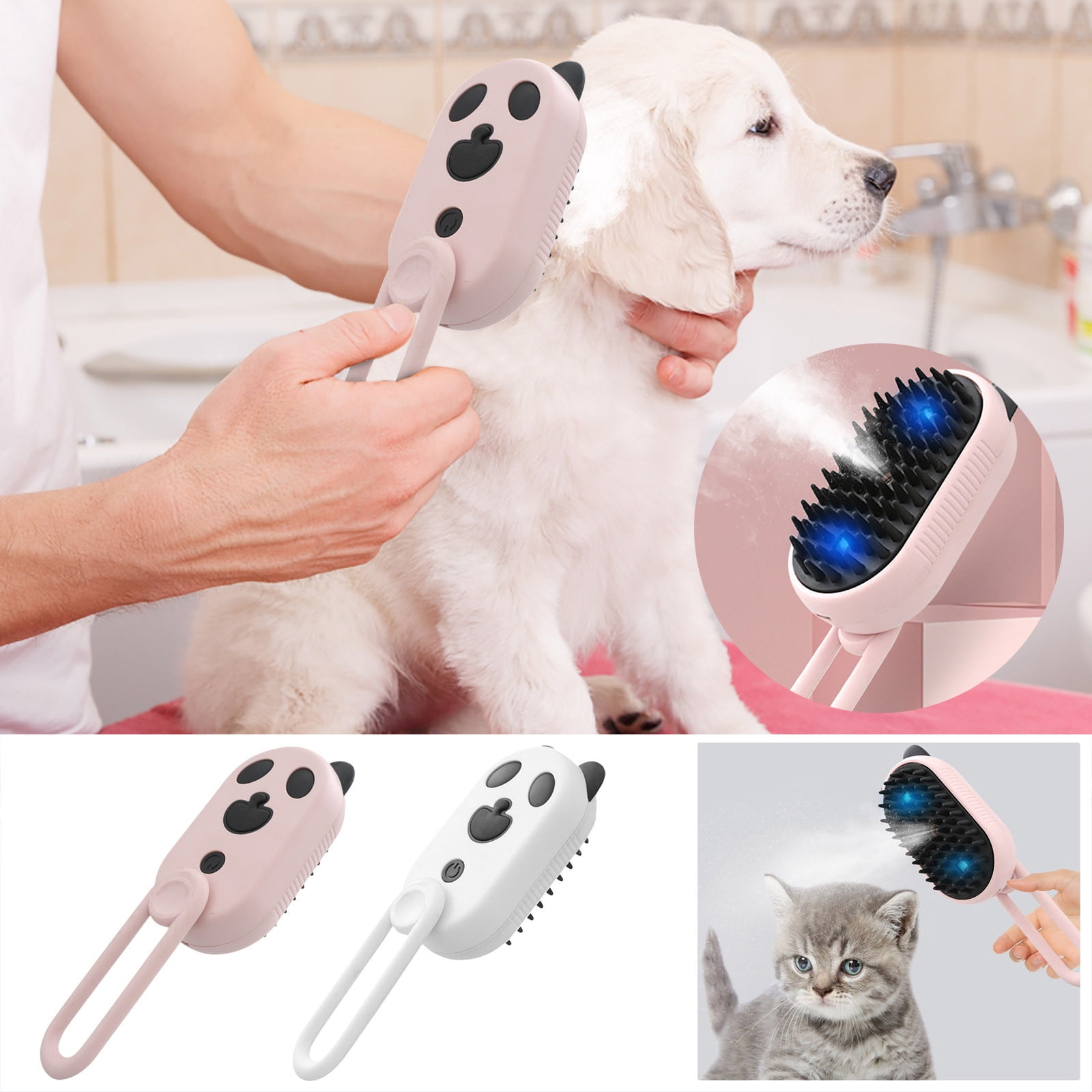 Black and Friday Deals 2024,Cyber and Monday Deals 2024, Pet Spray Massage Brush Wash Brush