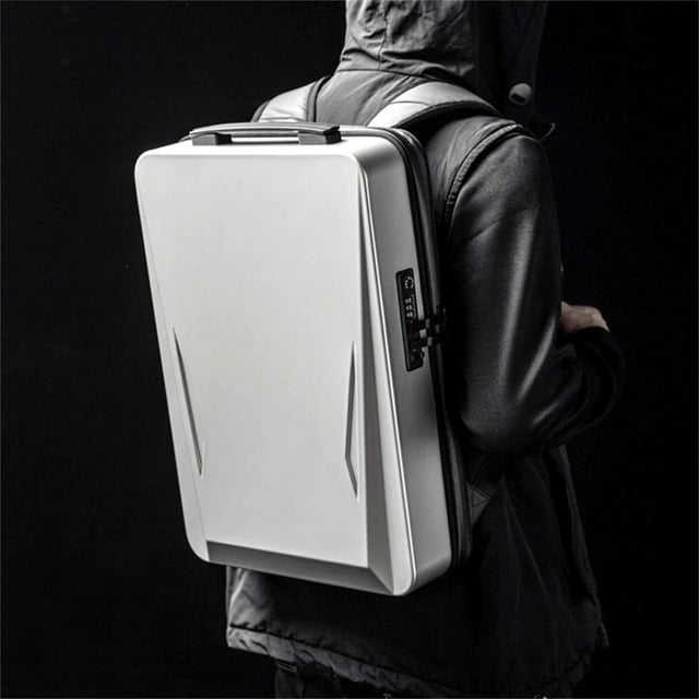 Clearance & Promo, Unisex Anti-theft 17.3 Inch Laptop Backpack Pc Hard Gaming Backpack Usb Christmas Deals | Plastic, Black, MIANHT