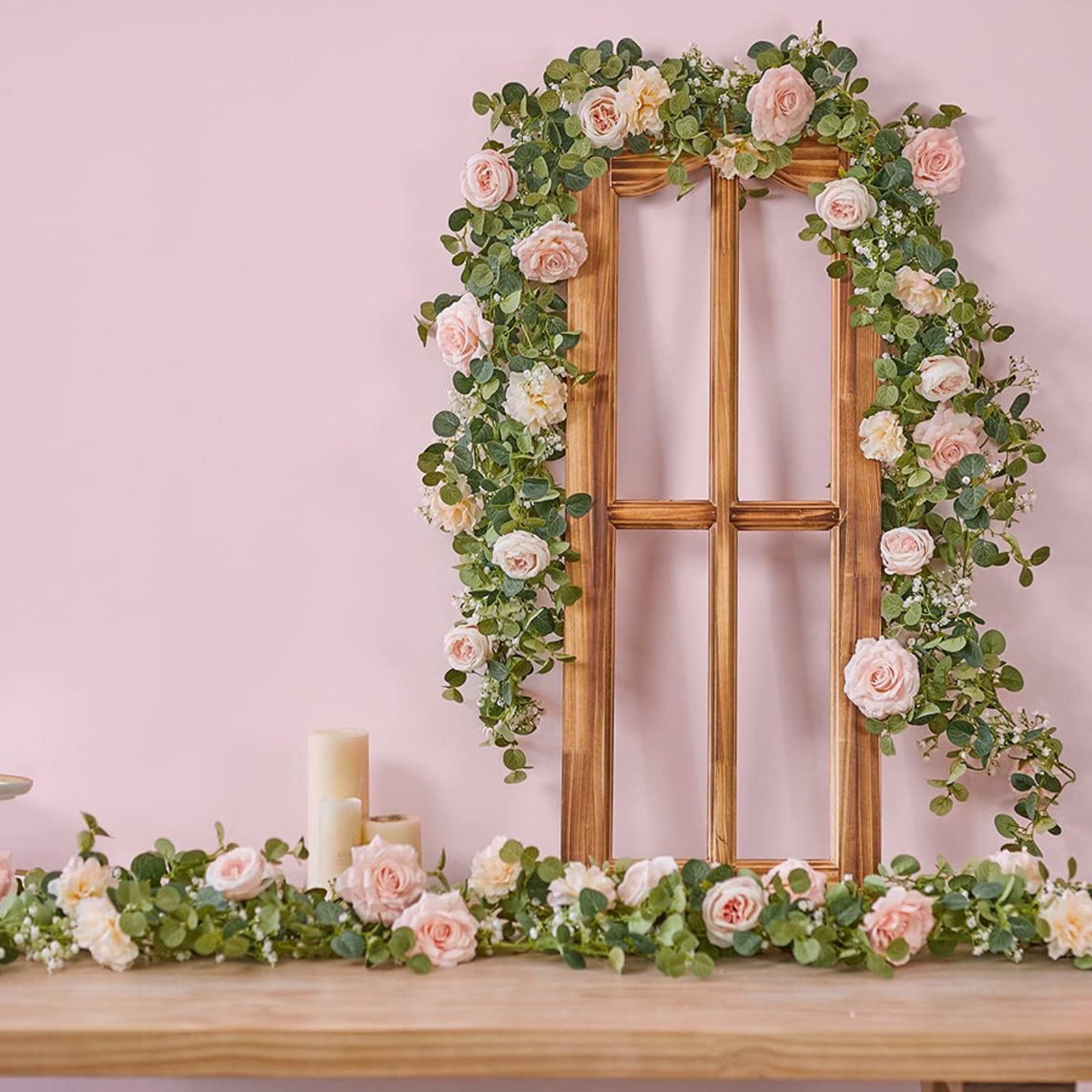 Clearance & Promo, Wedding Simulation Flower Tabletop Decoration Rose