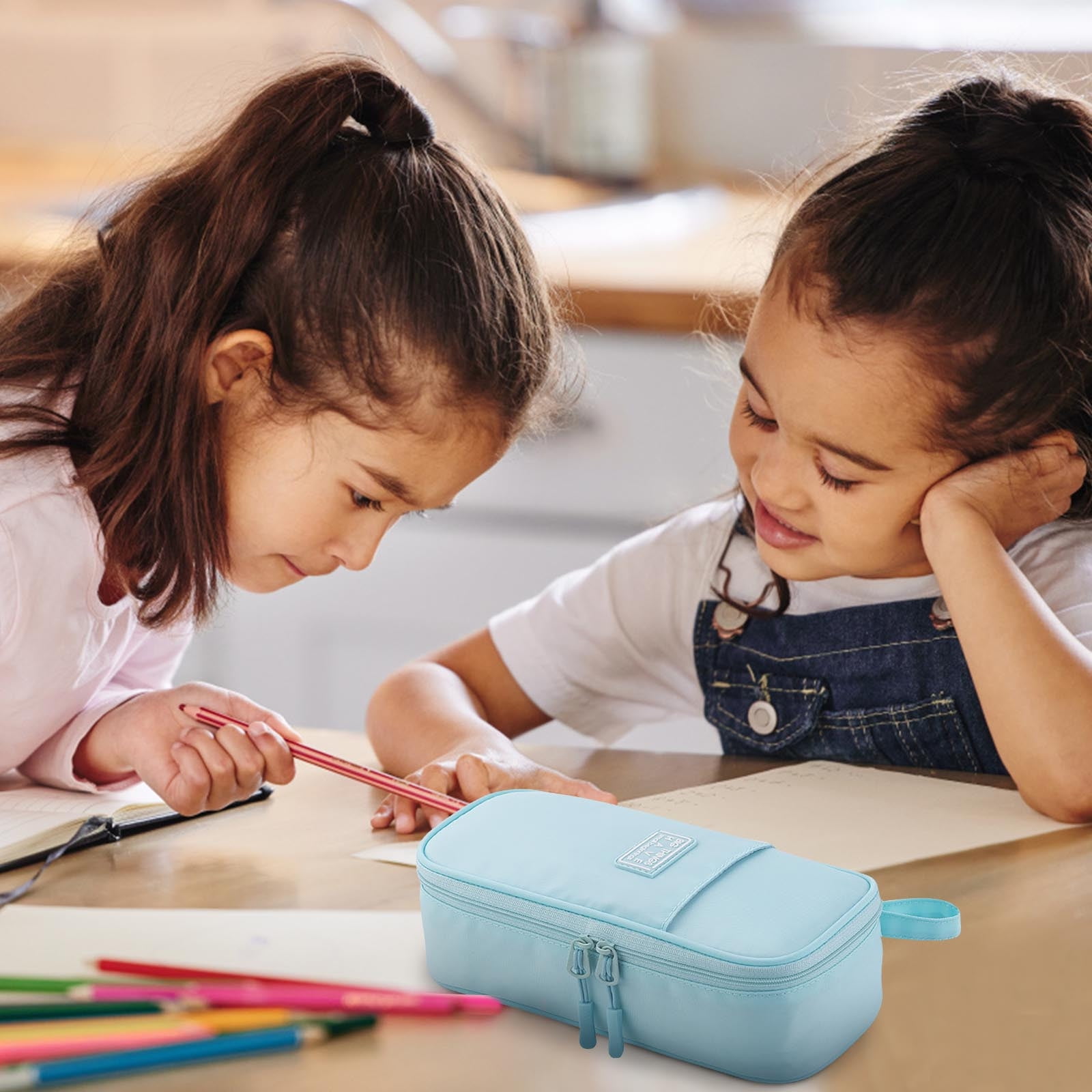 Black and Friday Deals 2025,Cyber and Monday Deals 2025, Largecapacity Doublelayer Pencil Bag