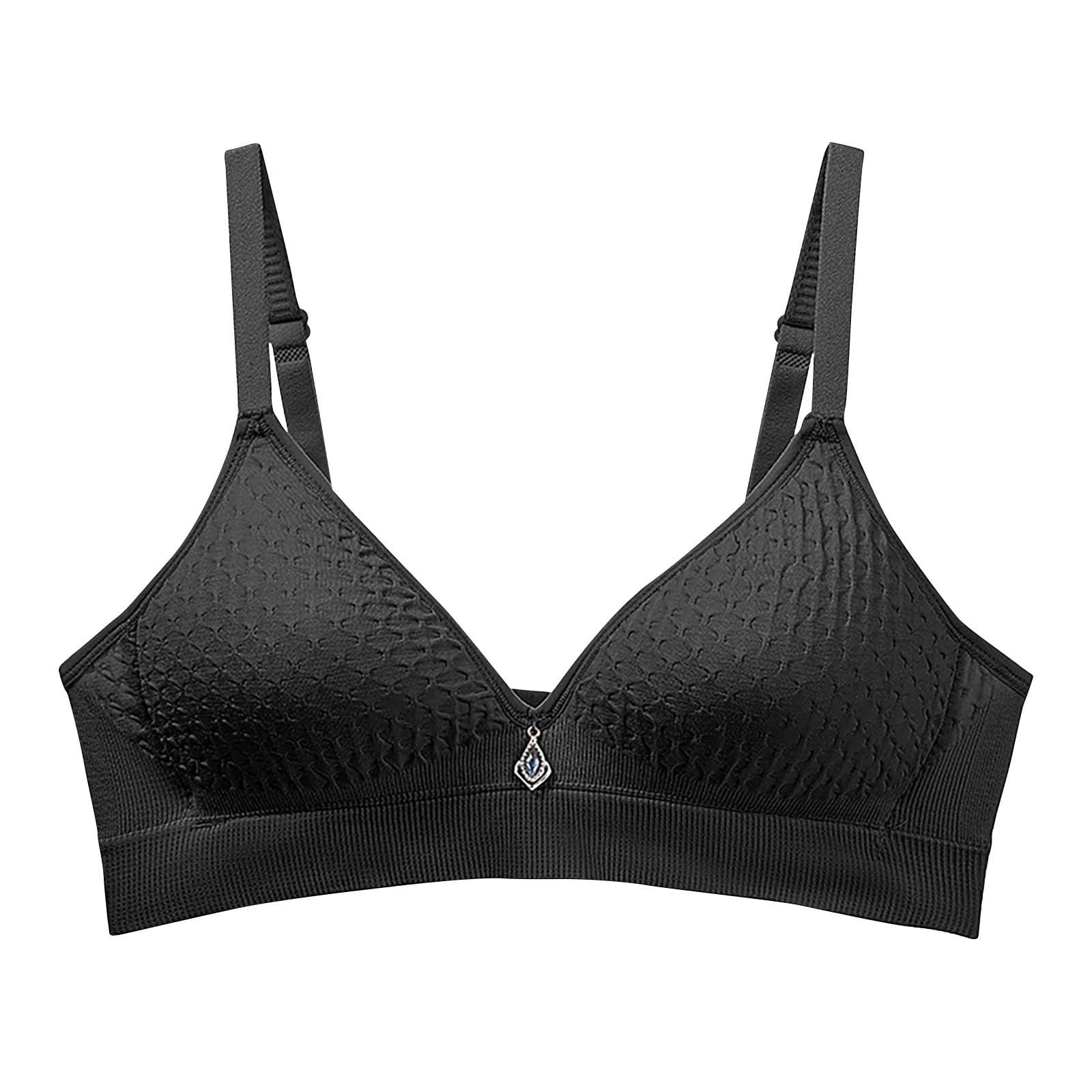 Black_Friday Deals 2024 Cyber_Monday Deals Dianli 1pc Womens Gathering Bra Seamless Thin