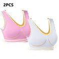 Black_Friday DealsUSSUMA 2pcs Woman's Lace Splicing Glossy Comfortable