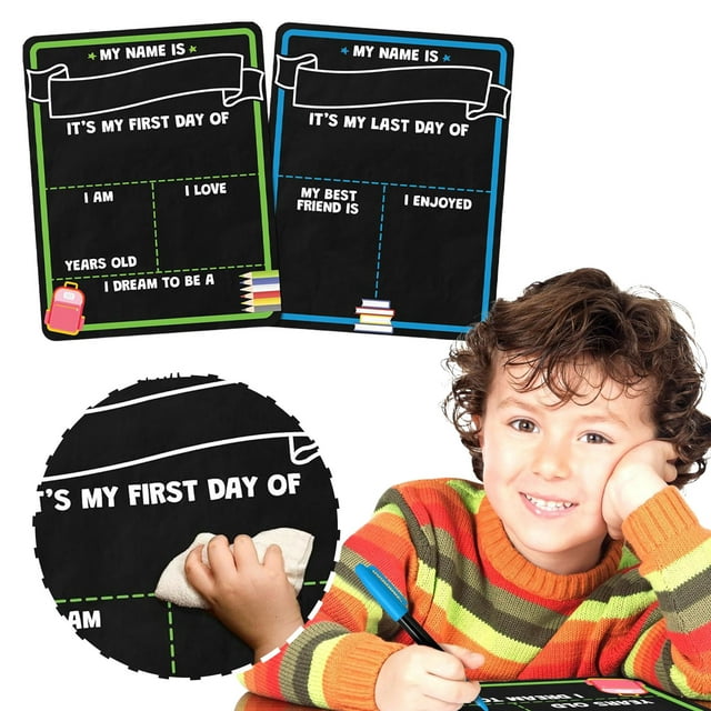 Black and Friday Deals 2024 First And Last Day Of School Board Sign