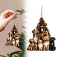 Christmas Decorations！ Lloopyting 1*Pendant 2Pc Christmas Tree Pendant