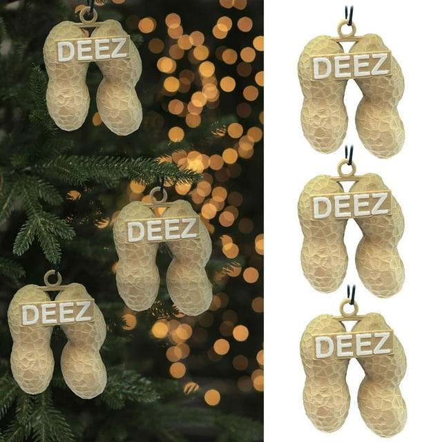 Hot Selling Models MASLVO Christmas Ornaments Deez Nuts Ornament Deez ...