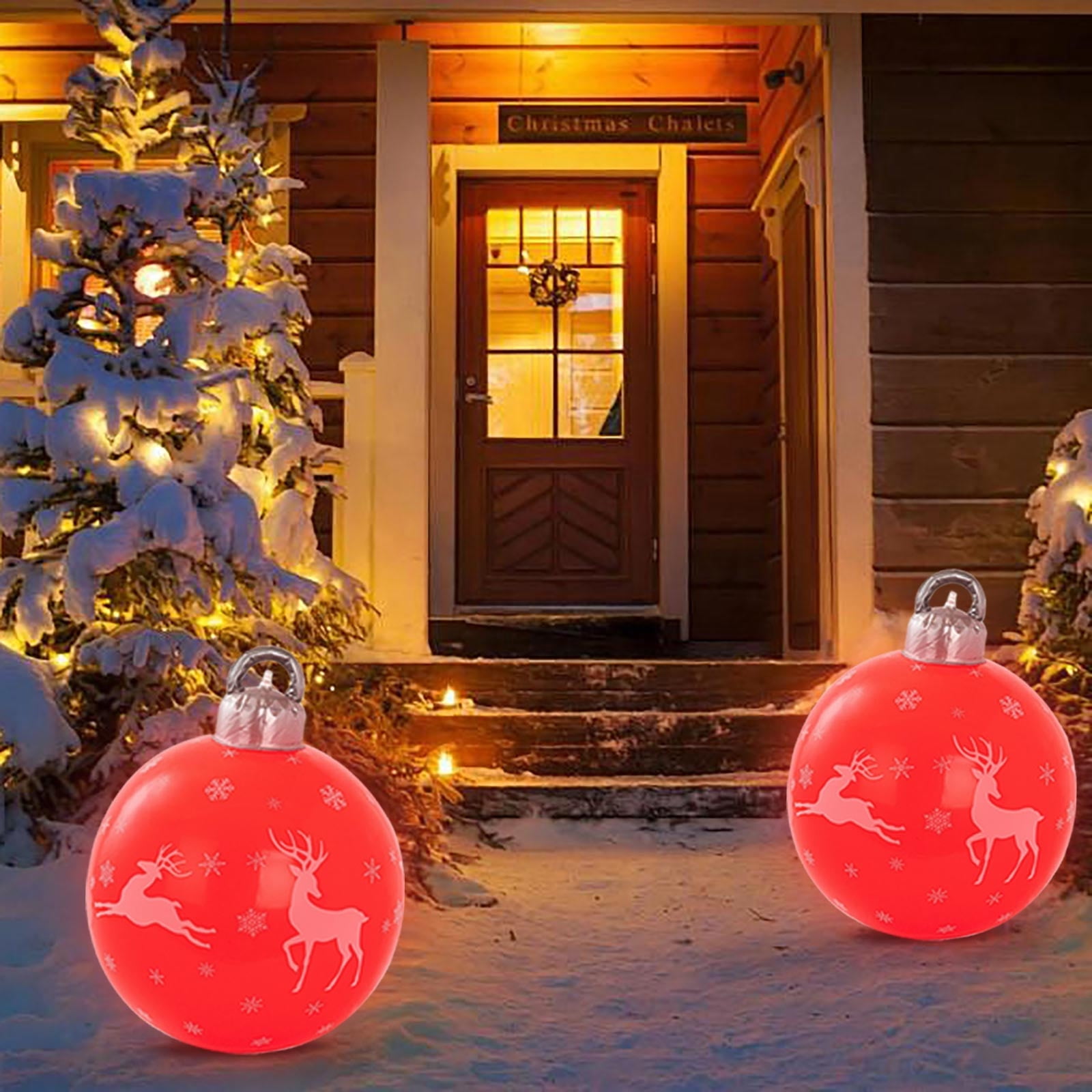 Nrmrqz 2025 Christmas Decoration Balloons 55cm Outdoor Christmas
