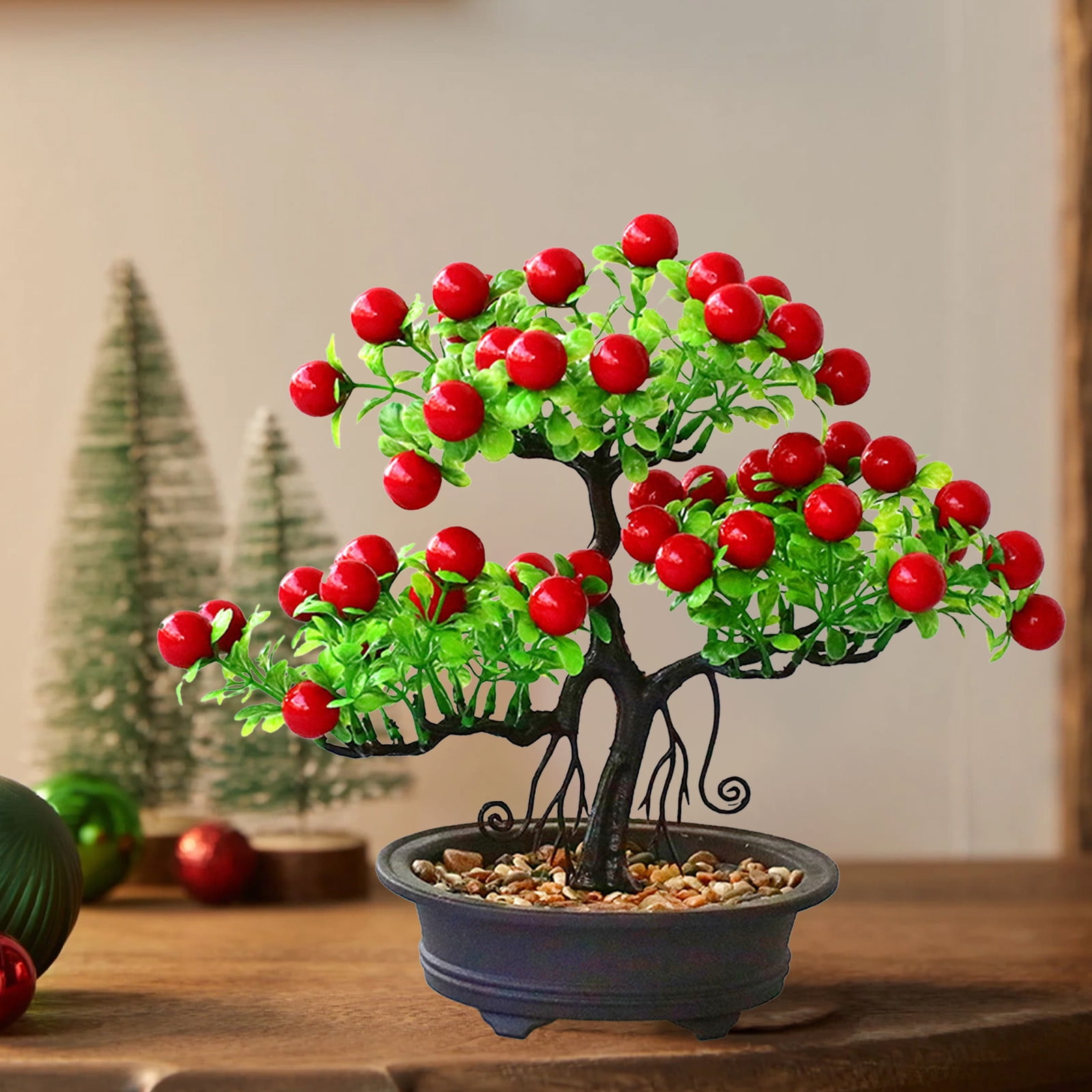Black_Friday Deals 2024! Nrmrqz Christmas Simulation Berry Potted