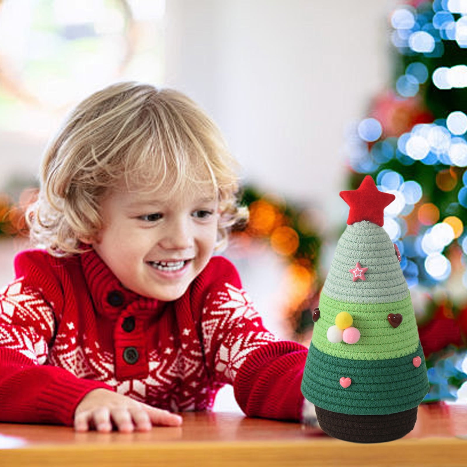 Black_Friday Deals 2024! Nrmrqz Desktop Cotton Thread Woven Key Remote