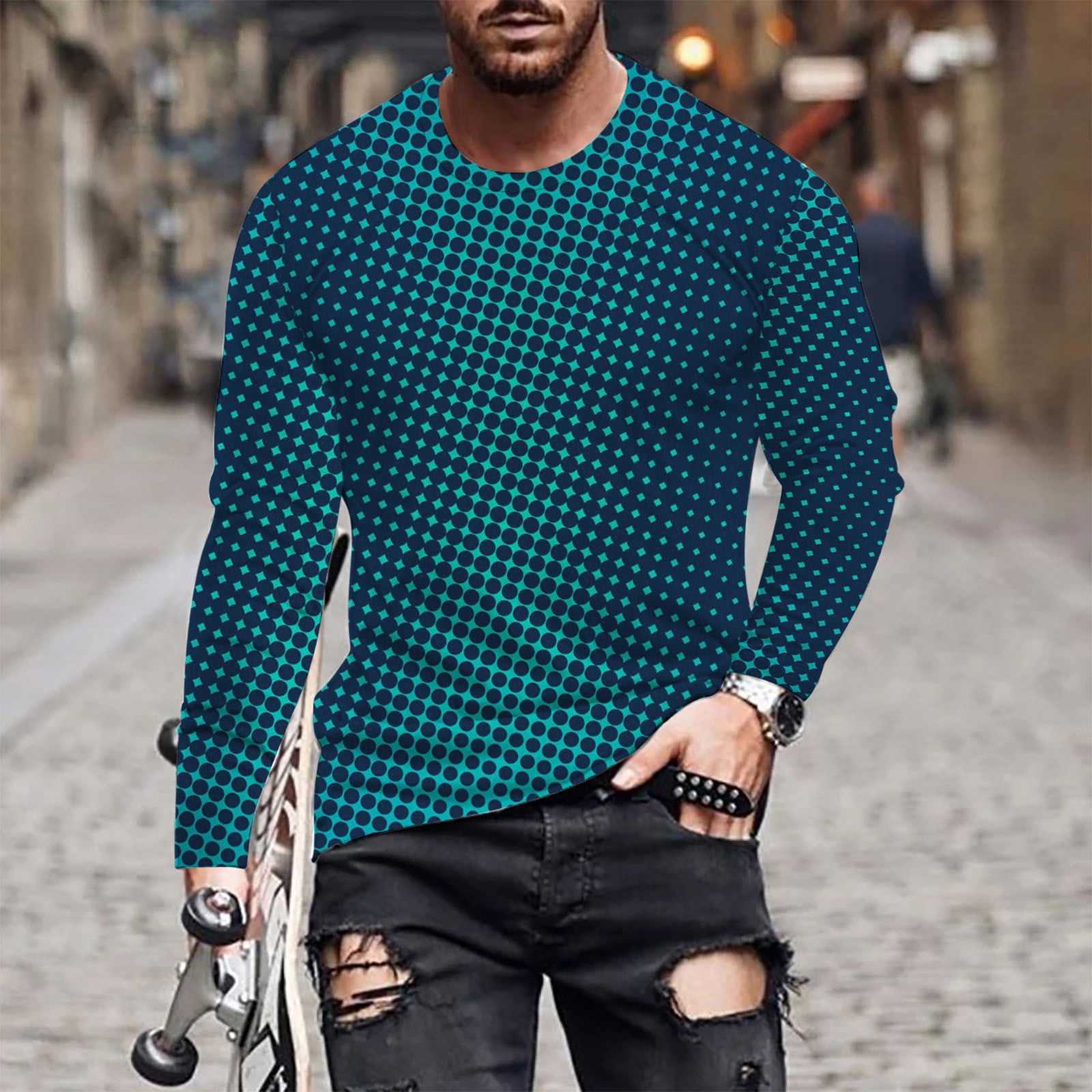 Black and Friday Deals 2024 Shirts for Men Fashion Casual Loose