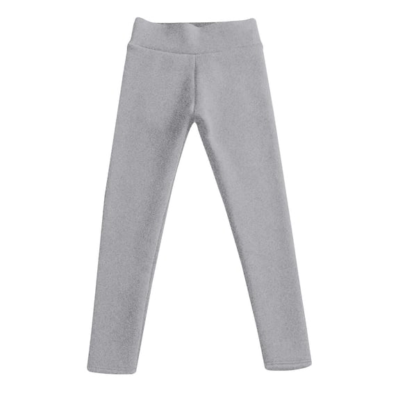 Black&Friday Deals 2024 VEKDONE Thickened Plush Leggings for Women Solid Color High Waisted Stretchy Pant Slim Warm Long Pants Trendy Tummy Control Yoga Tights Gray XL