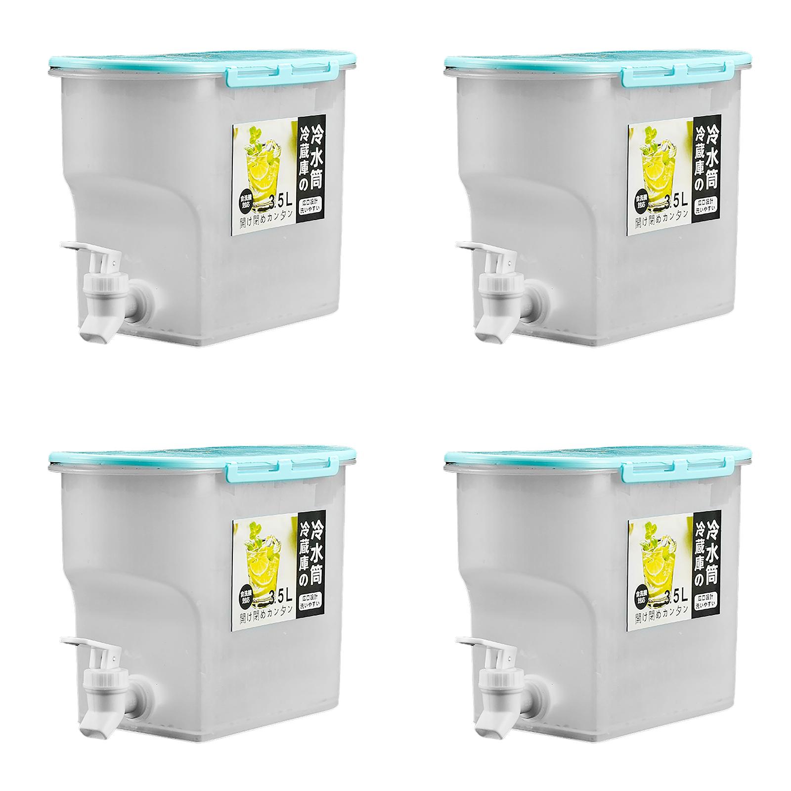 Black for Friday Deals 4Pc Drink Dispenser Kingtowag Beverage Dispenser