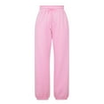 thumbnail image 1 of Black and Friday Deals 50% Off Clear!Idoravan Sweatpants for Women Plus Size Clearance Women's Casual Loose Sports Sweatpants Ankle Banded Trousers Drawstring Fleece Pants, 1 of 9