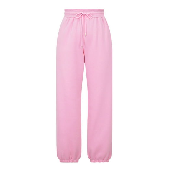 Black and Friday Deals 50% Off Clear!Idoravan Sweatpants for Women Plus Size Clearance Women's Casual Loose Sports Sweatpants Ankle Banded Trousers Drawstring Fleece Pants