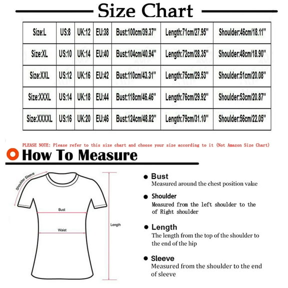 LEAVINGSUO Womens Tops, Summer Tops Ladies Tops Plus Size Women's Fashion Plus-Size Solid Loose Short Sleeve T-Shirt Pullover Tops