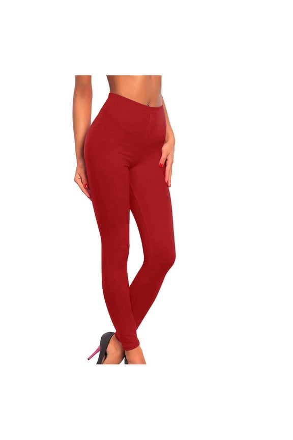 50% Off Clear! Viikei Winter Leggings for Women Women's Sports Fitness Pants Solid Colored CasualTight Fitting Tight Peach Hip Yoga Pants Stretch Pants