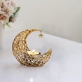 thumbnail image 1 of Black for Friday Deals Candle Holders Kingtowag Candle Stands, Moon Candle Holder Gold, Decorative Items for Farmhouse Kitchen Countertop Coffee Table Organizer Candlestick Flash Sale, 1 of 8