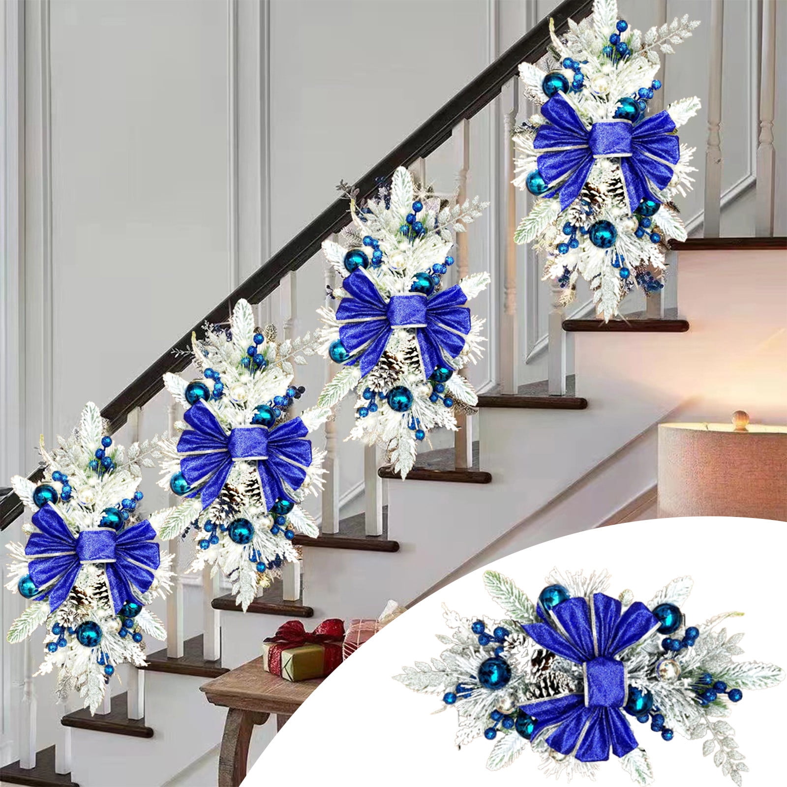 Black and Friday Deals Christmas Decorations Lzobxe 1pc Garland Stairs