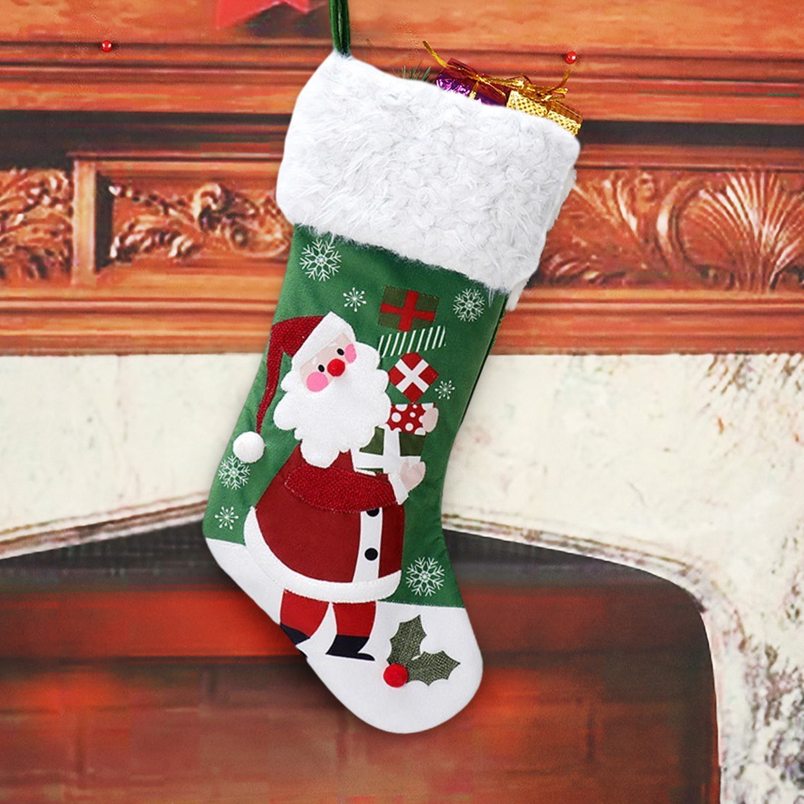 Black&Friday Deals Christmas Tree TOPUUTP Knit Christmas Stockings,Xmas Stockings Gifts for 