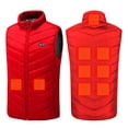 thumbnail image 1 of GaThRRgYP Heated Vest for Women'stand Collar Cozy Winter,Plus Size Heated Coat for Men and Women 9 Heating Heated Jacket Winter Heating Coat Red XL, 1 of 7