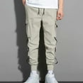 thumbnail image 1 of Black*Friday Deals Clearance GaThRRgYP Jogger Pants for Men,Overalls Men's Loose Men's Harlan Leggings Large Casual Pants, 1 of 8