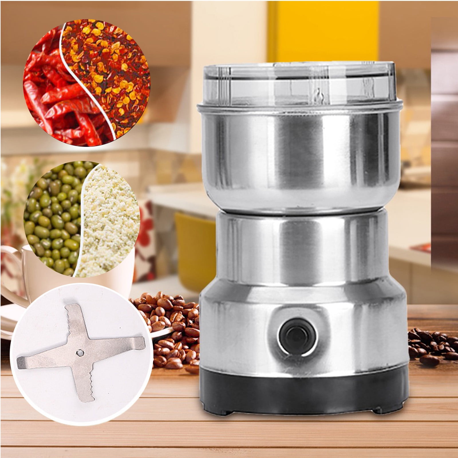 Black and Friday Deals Clearance Jienlioq Coffee Grinder, Household