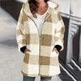 thumbnail image 1 of Black*Friday GaThRRgYP Womens Coats Outerwear Winter,Fashion Womens Warm Faux Coat Jacket Winter Zipper Solid Long Sleeve Outerwear Khaki XXL, 1 of 6