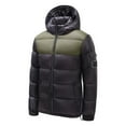 Black and Friday Deals Clothes Mens Down Jacket Black Puffer Jacket Hooded Glossy Long Down