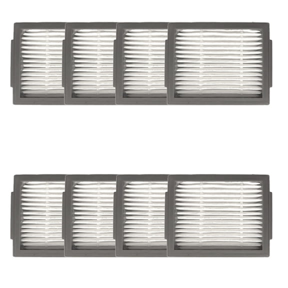 Latrodar 8x Replacementr for i7 i7+/i7 Plus E5 E6 E7 Vacuum Secure white 4.2x3.4 Inch Home Decor