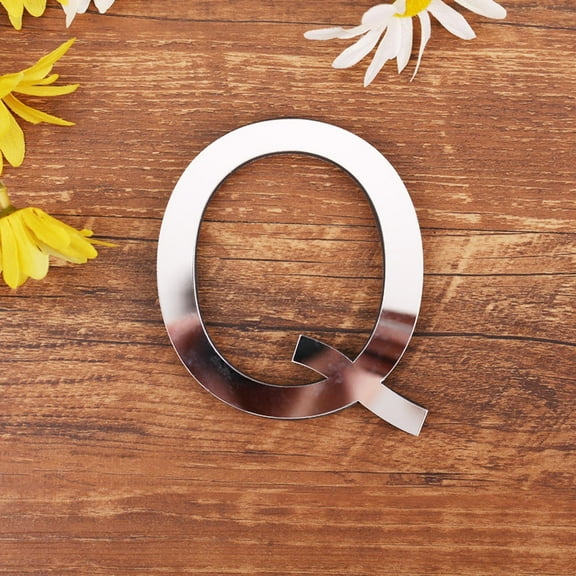 Latrodar Family Wall Decor Letter Signs,3D Acrylic Decorative Mirror Wall Stickers English Letters Home Family Combination Self-Adhesive DIY Mirror Wall Sticke