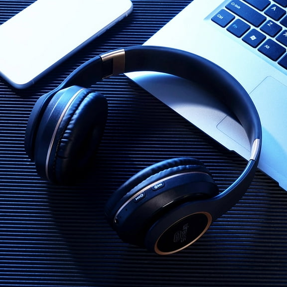 Latrodar High Value And High Craftsmanship Headset Bluetooth Practical&Affordable .0 Bluetooth Headset Black 7.4x6 Inch Home Tools