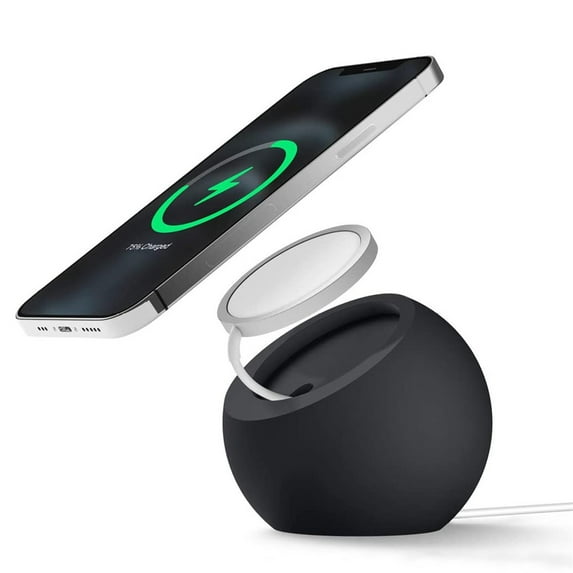 Latrodar Stand Charging Dock For Wireless Charging Stand For Charging Base Meticulously Crafted Black Home Essentials