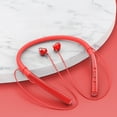 thumbnail image 1 of Latrodar Wireless Sports Long Standby Bluetooth Earphones, Neck Mounted Two Ear Sports Earphones Sturdy Red 7.6x6.4 Inch Home Decor, 1 of 5