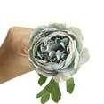thumbnail image 1 of Latrodar Artificial Fake Western Rose Flower Secure t Wedding Home Decor Gray 12x2 Inch Home Tools, 1 of 3