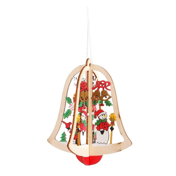 Black_Friday Cybers&Mondays Latrodar Christmas Decorations Hollow Sturdy aments Wooden Christ Multicolor Home Tools