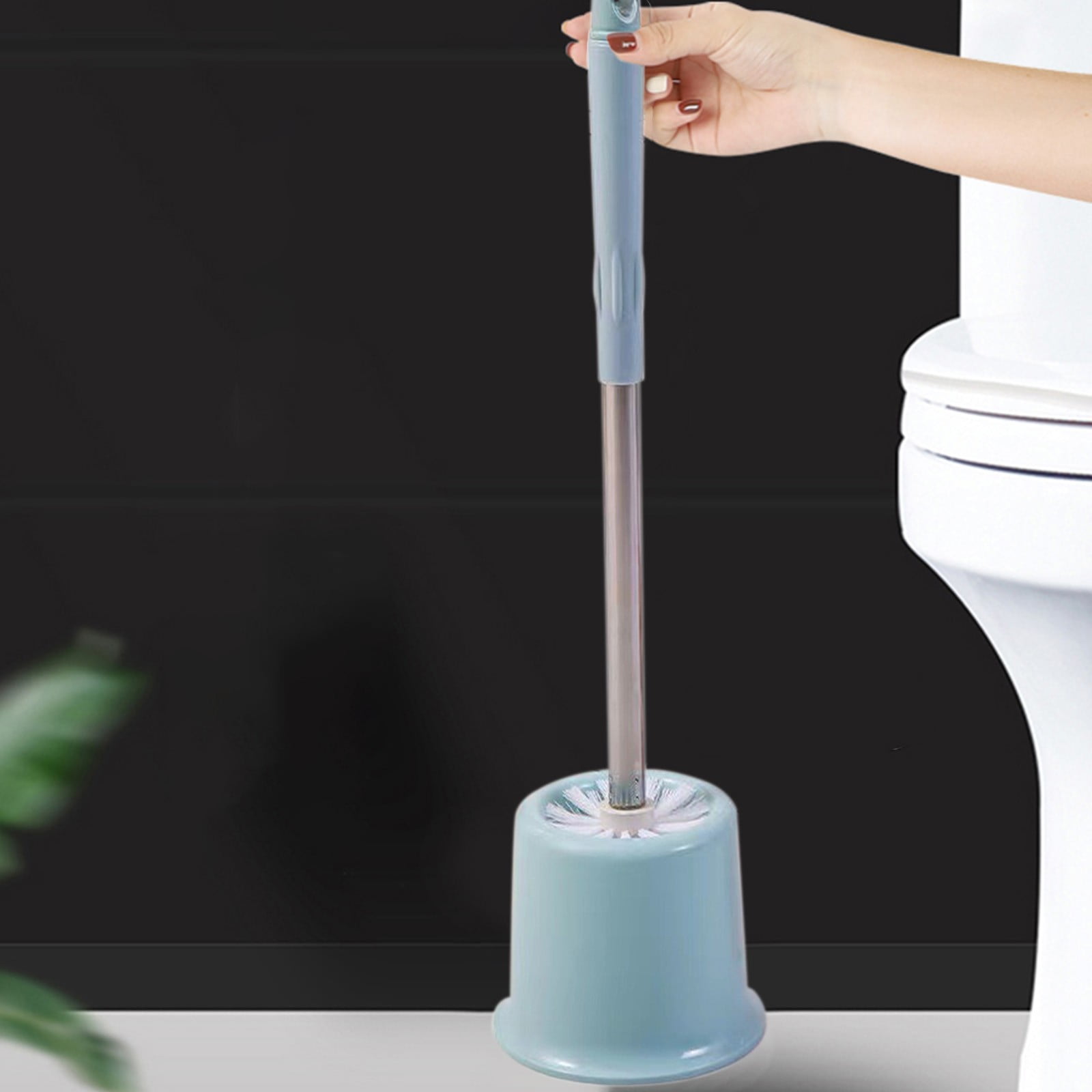Black and Friday Deals DPTALR Blue Plastic Toilet Brush Bristle Dead